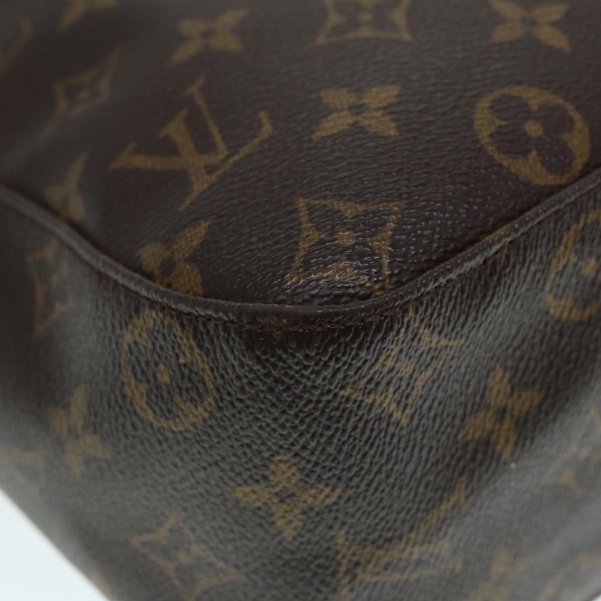 Louis Vuitton Looping GM, Brown, Canvas, shoulder