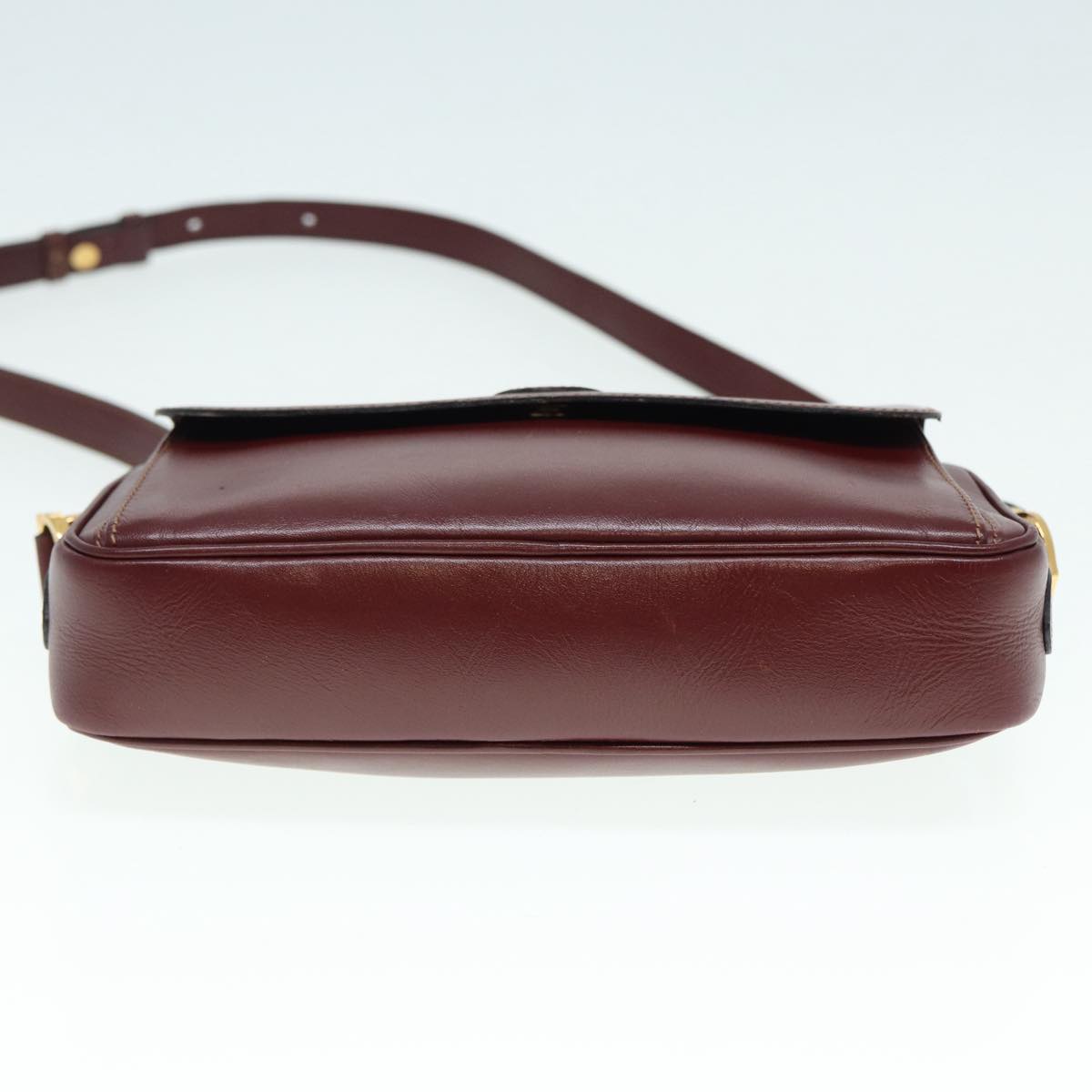 Cartier Must de Cartier, Burgundy, Leather, shoulder