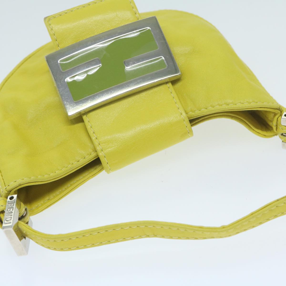 Fendi, Green, Leather, handbag