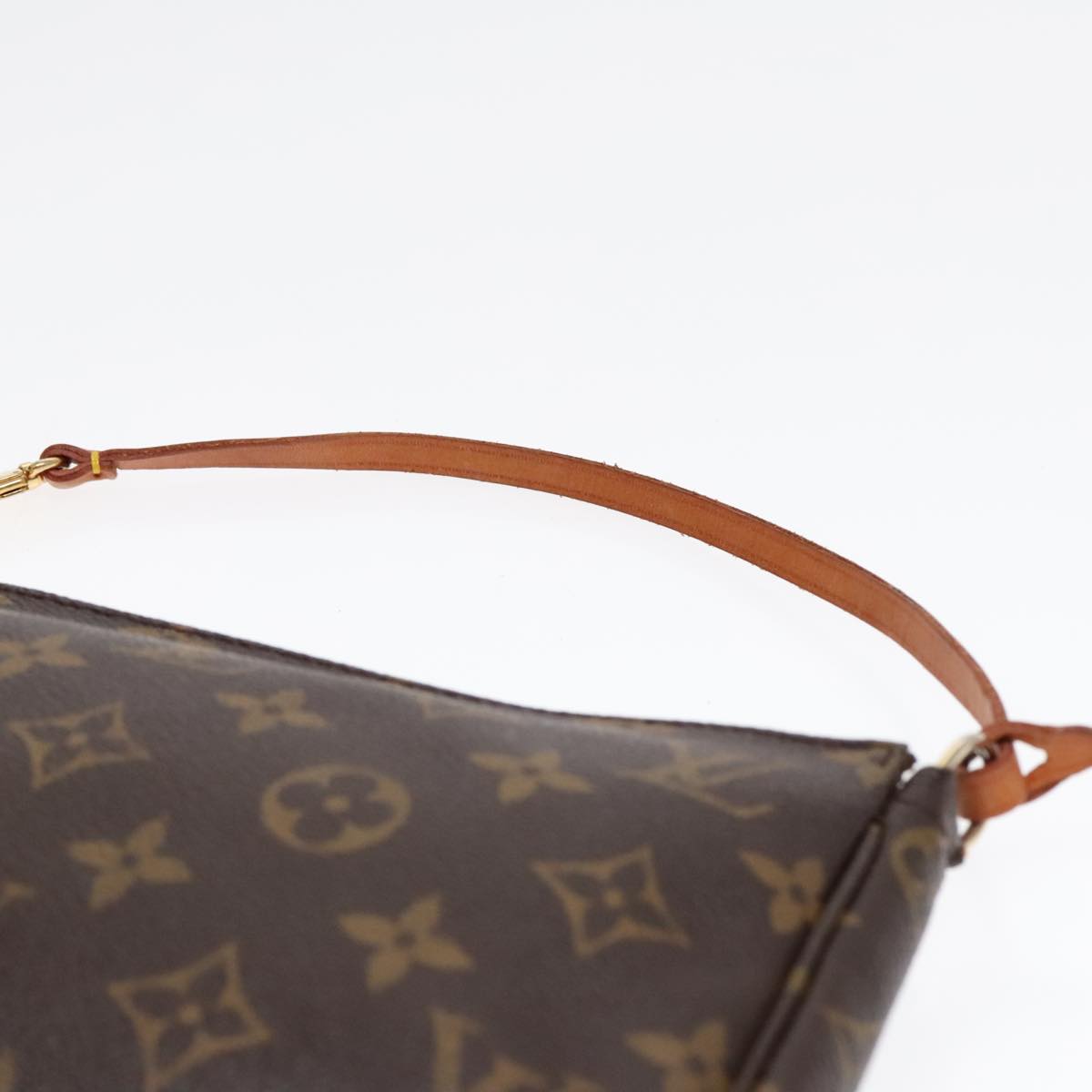 Louis Vuitton Pochette Accessoire, Brown, Canvas, clutch