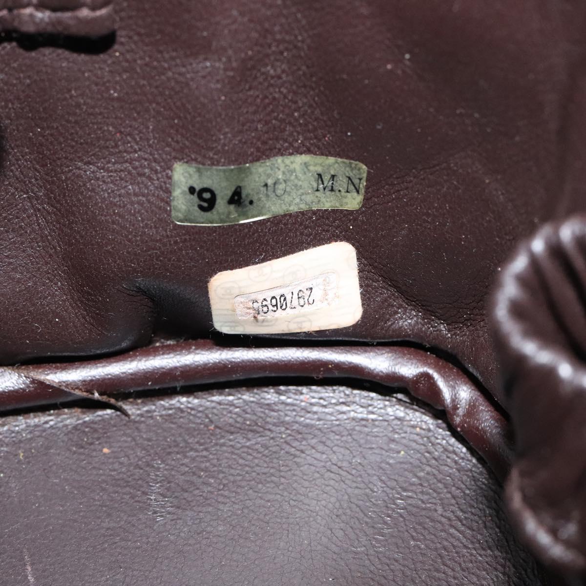 Chanel Vanity, Brown, Leather, clutch