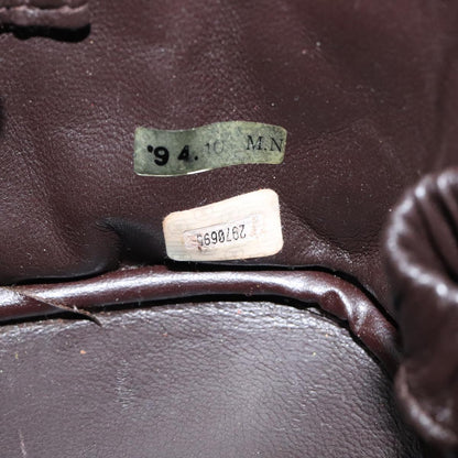 Chanel Vanity, Brown, Leather, clutch