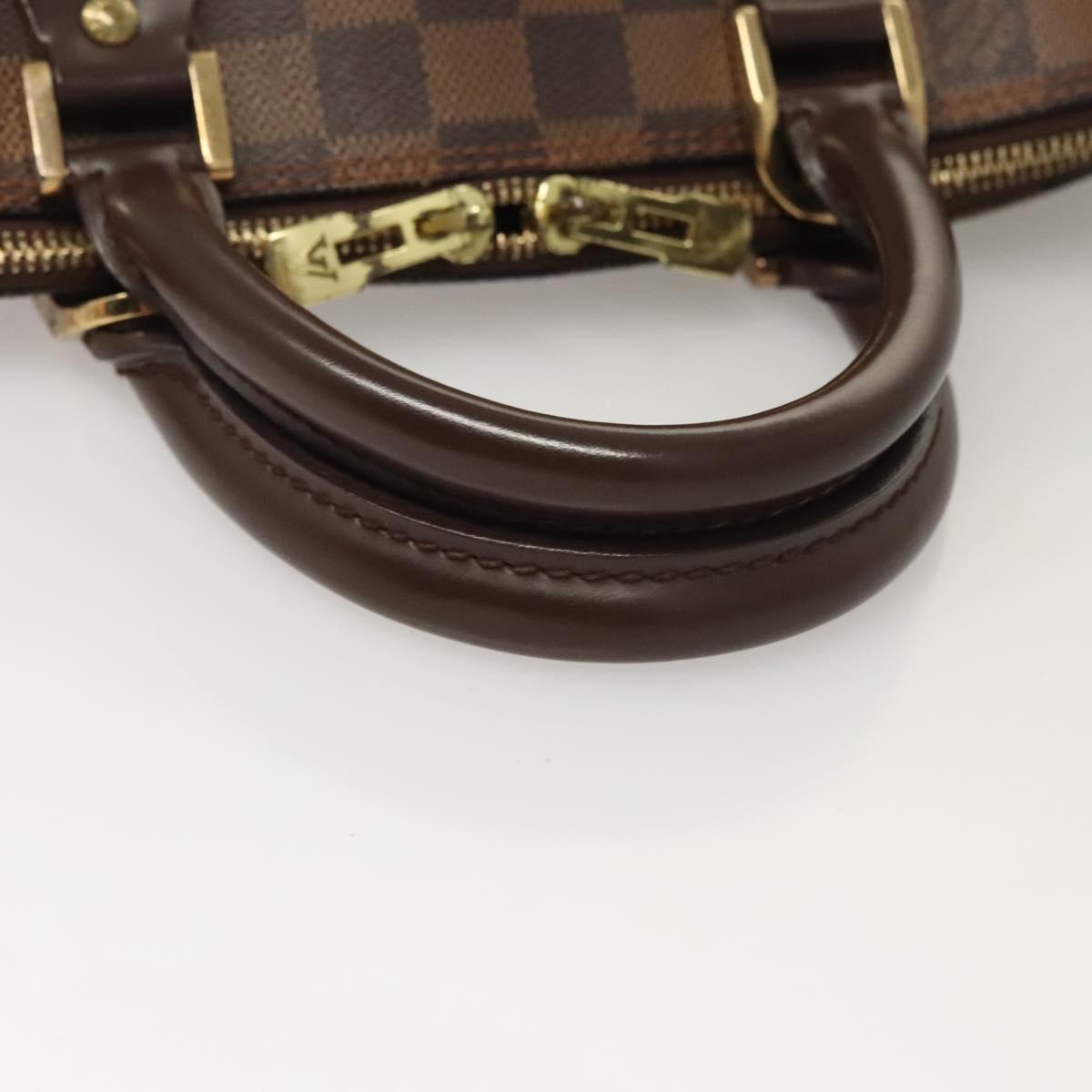 Louis Vuitton Alma BB, Brown, Canvas, handbag