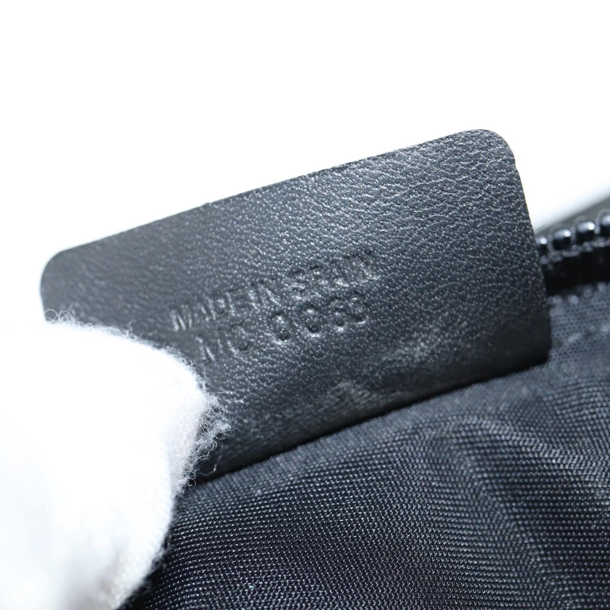 Dior Diorissimo, Black, "CANVAS, LEATHER", handbag