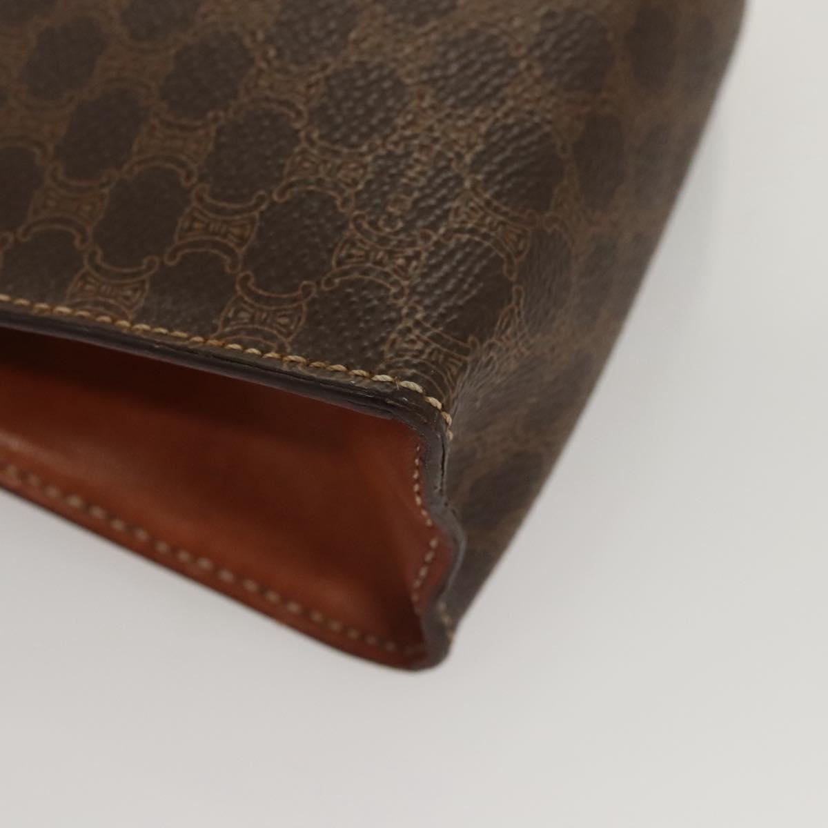Céline Macadam, Brown, Canvas, handbag