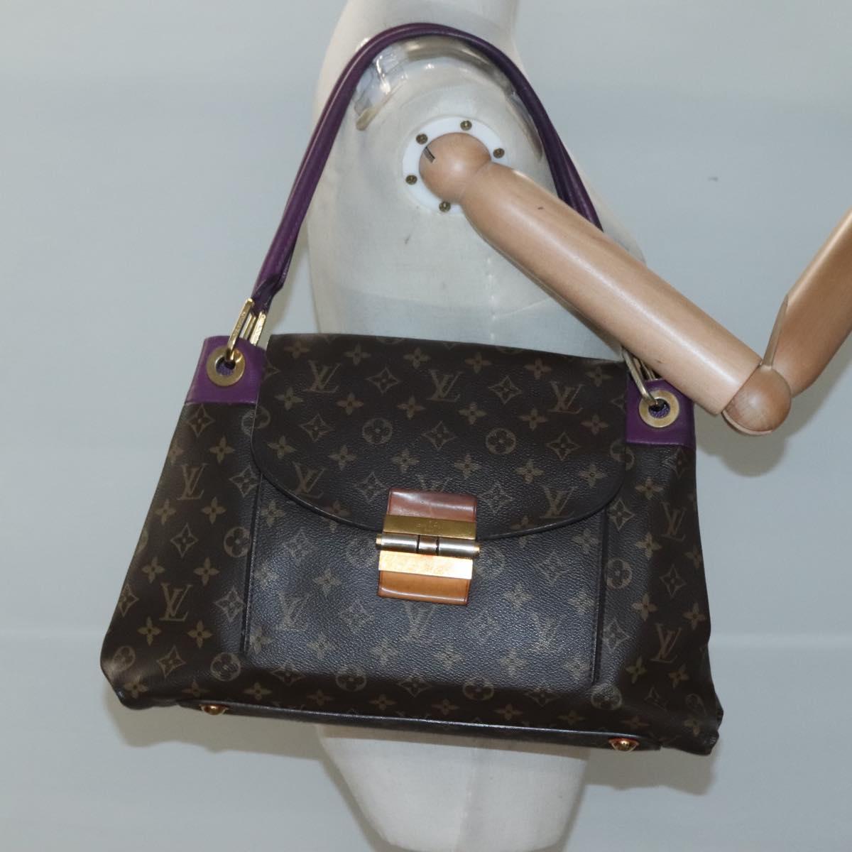 Louis Vuitton Olympe, Beige, Canvas, shoulder