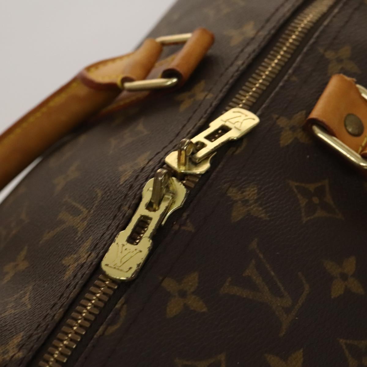 Louis Vuitton Keepall Bandoulière 60, Brown, Canvas, travel
