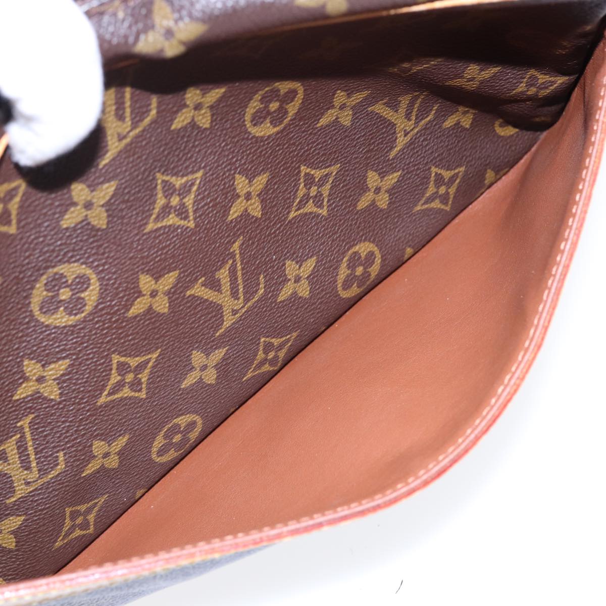 Louis Vuitton Compiegne 28, Brown, Canvas, clutch