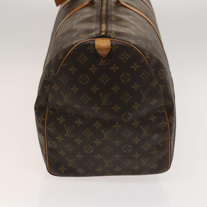 Louis Vuitton Keepall 60, Brown, Canvas, travel