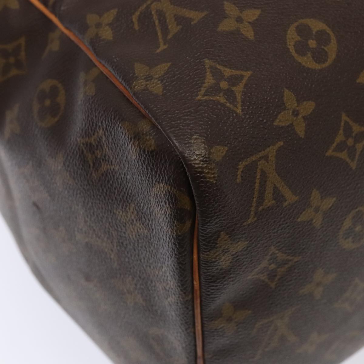 Louis Vuitton Sac Souple, Brown, Canvas, travel