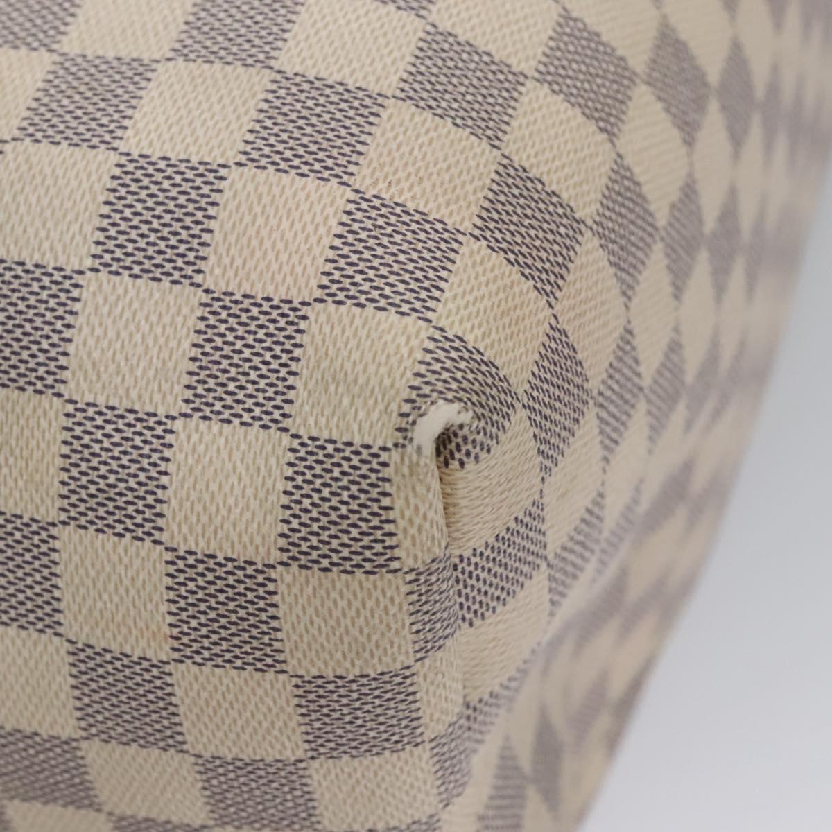 Louis Vuitton Sperone, White, Canvas, backpack
