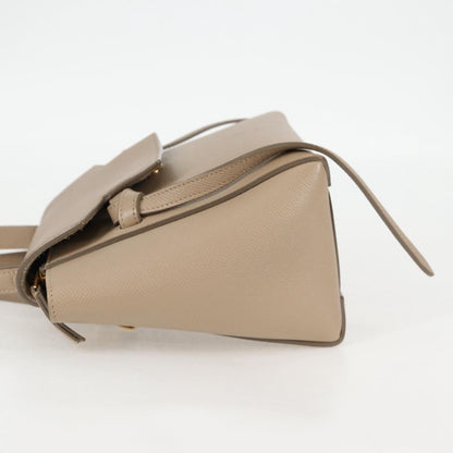 Céline Belt, Beige, Leather, handbag