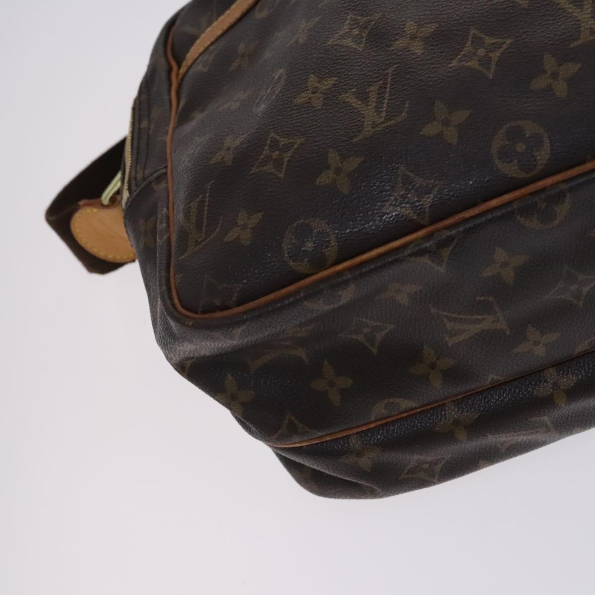 Louis Vuitton Reporter, Brown, Canvas, shoulder