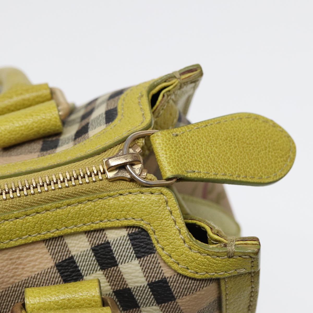 Burberry Nova Check, Beige, Canvas, handbag