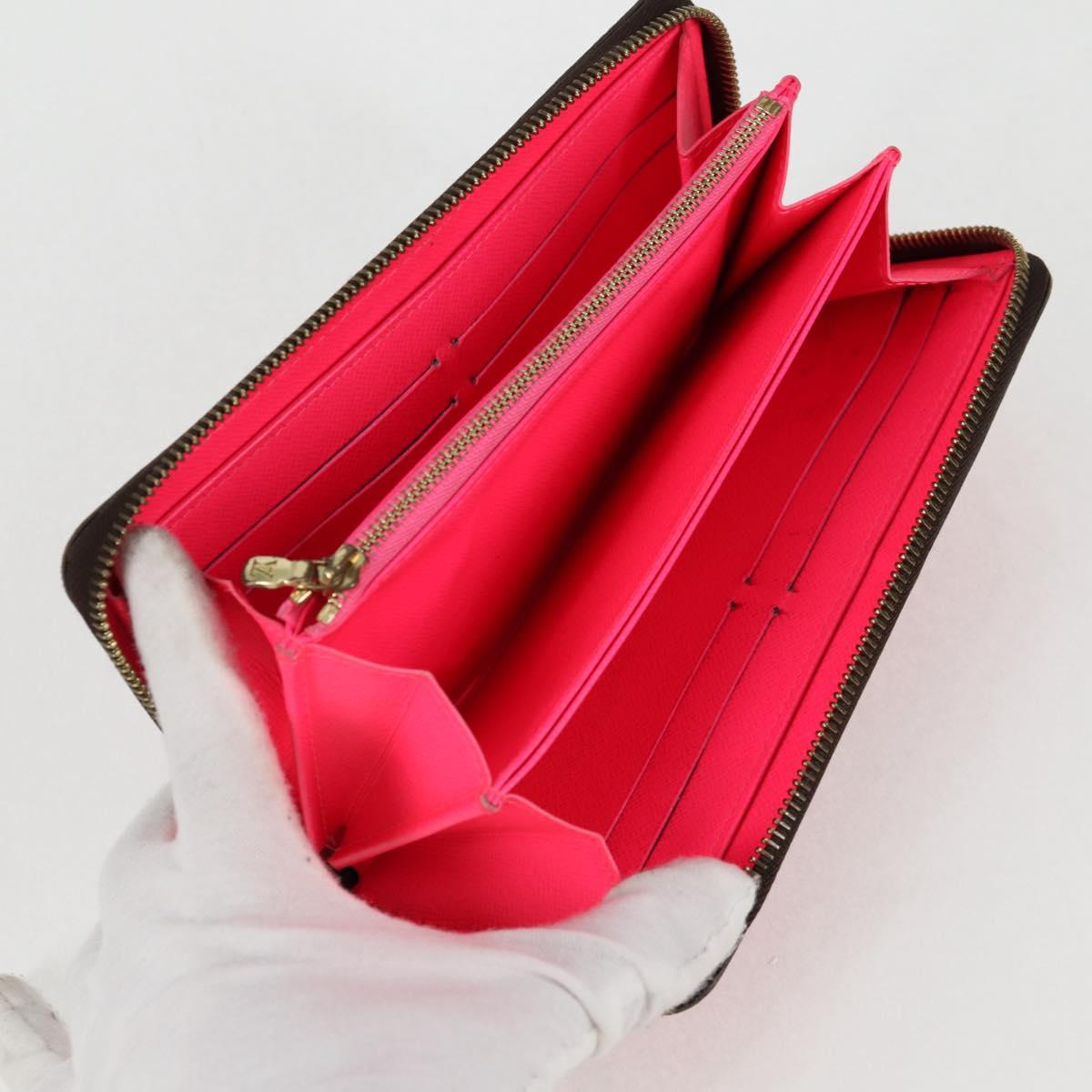 Louis Vuitton Zippy wallet, Pink, Canvas, wallet