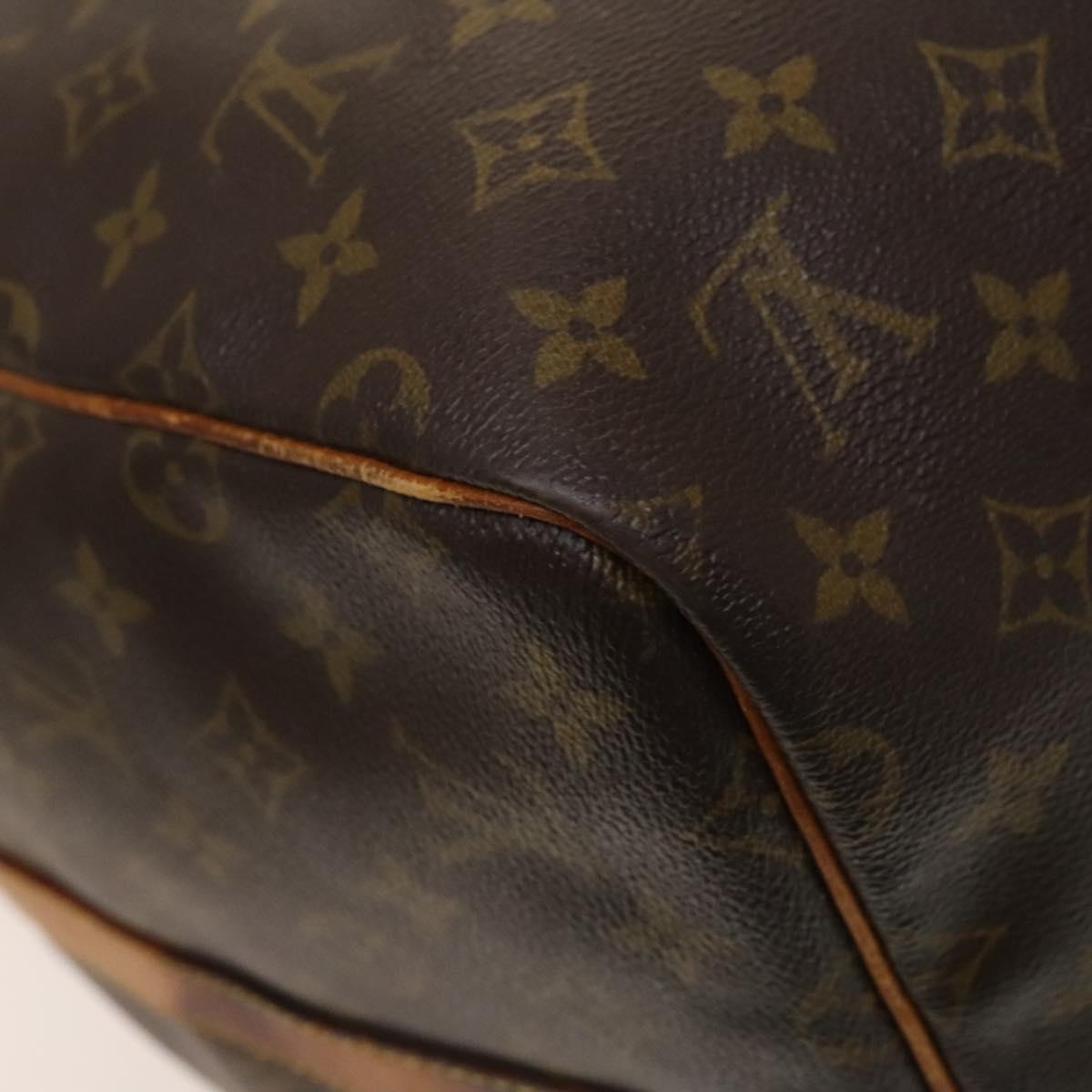 Louis Vuitton Keepall Bandouliere 55, Brown, Canvas, travel