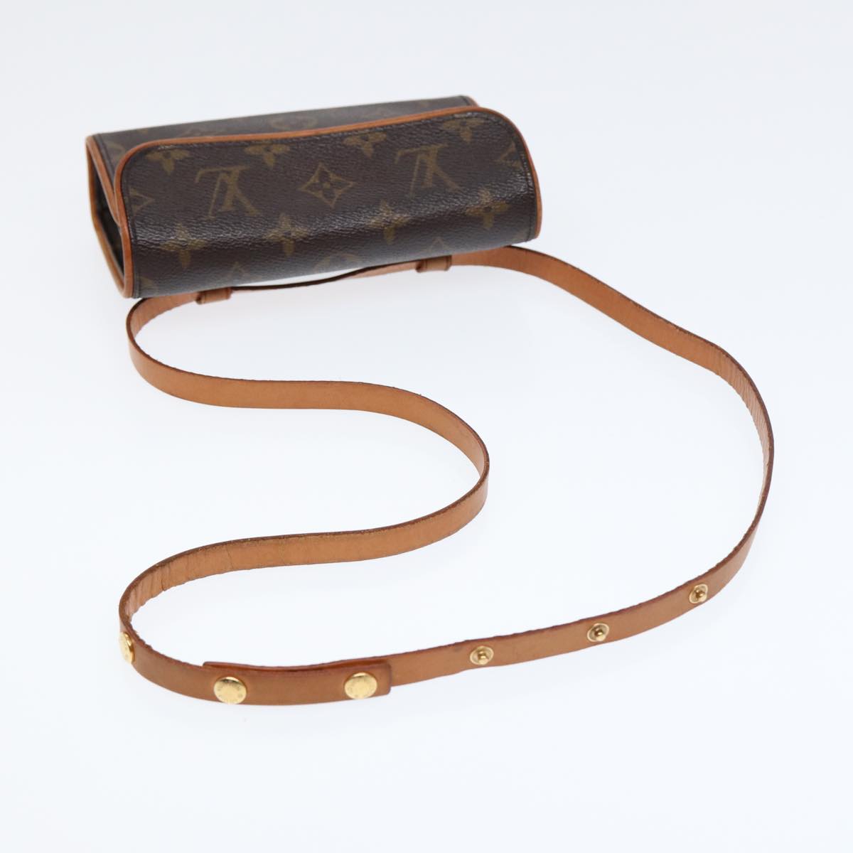 Louis Vuitton Florentine, Brown, Canvas, clutch