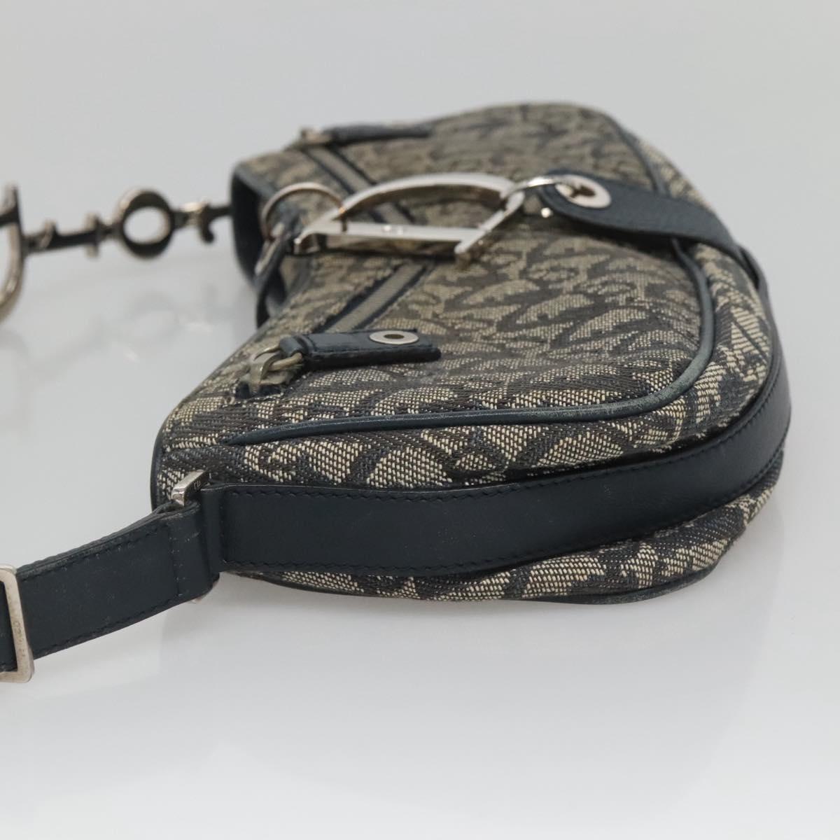 Dior Saddle, Navy, Canvas, shoulder