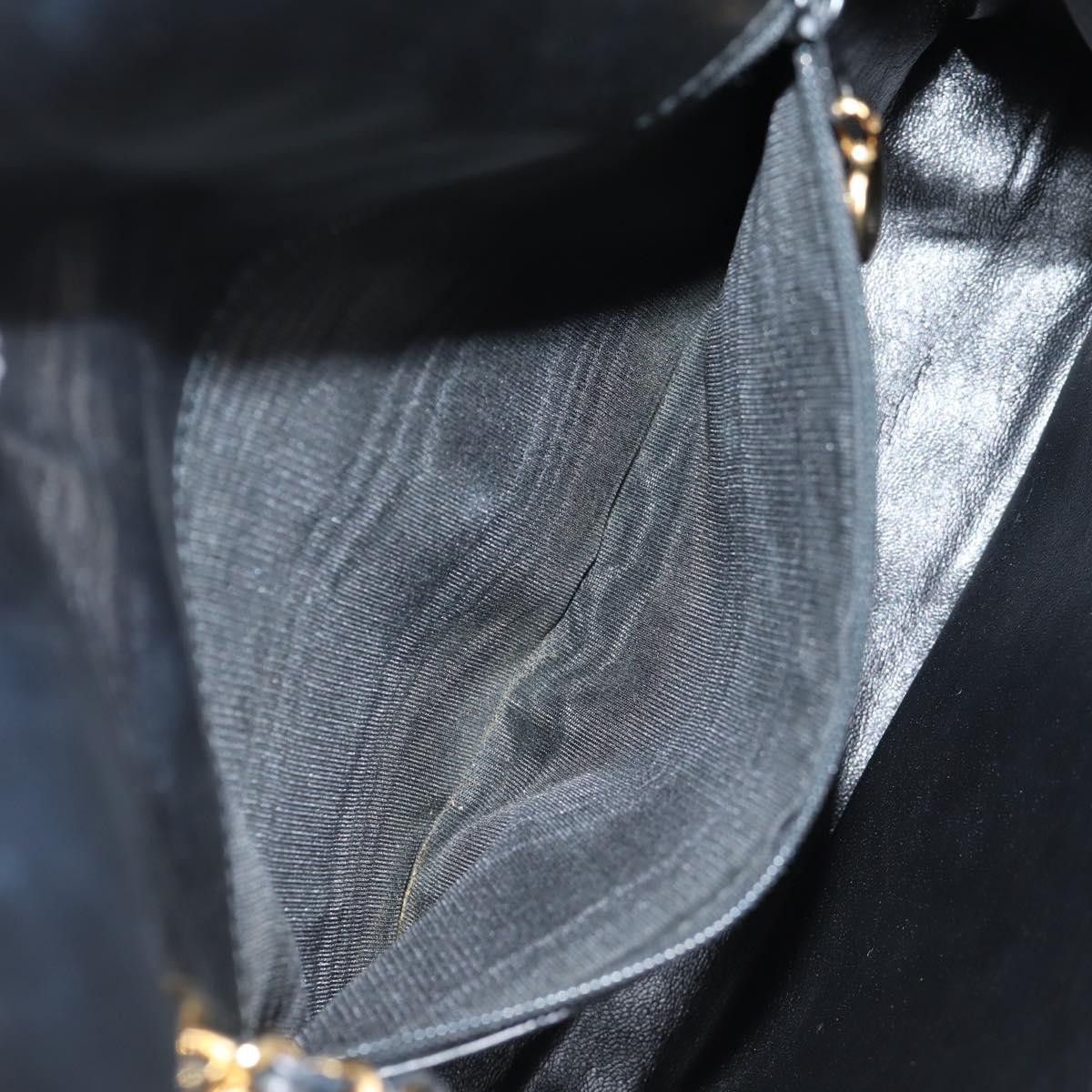 Chanel Coco Mark, Black, Leather, shoulder