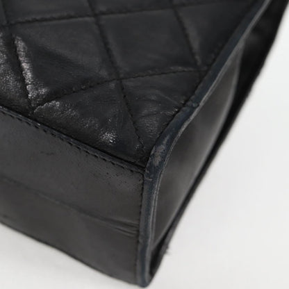 Chanel Coco Mark, Black, Leather, shoulder