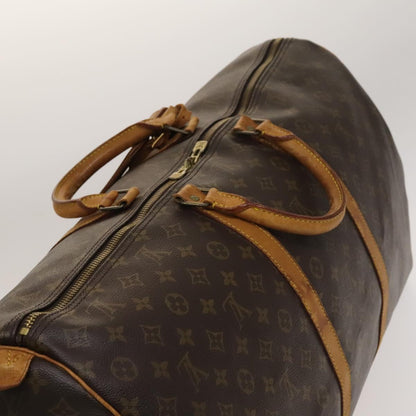Louis Vuitton Keepall 60, Brown, Canvas, travel