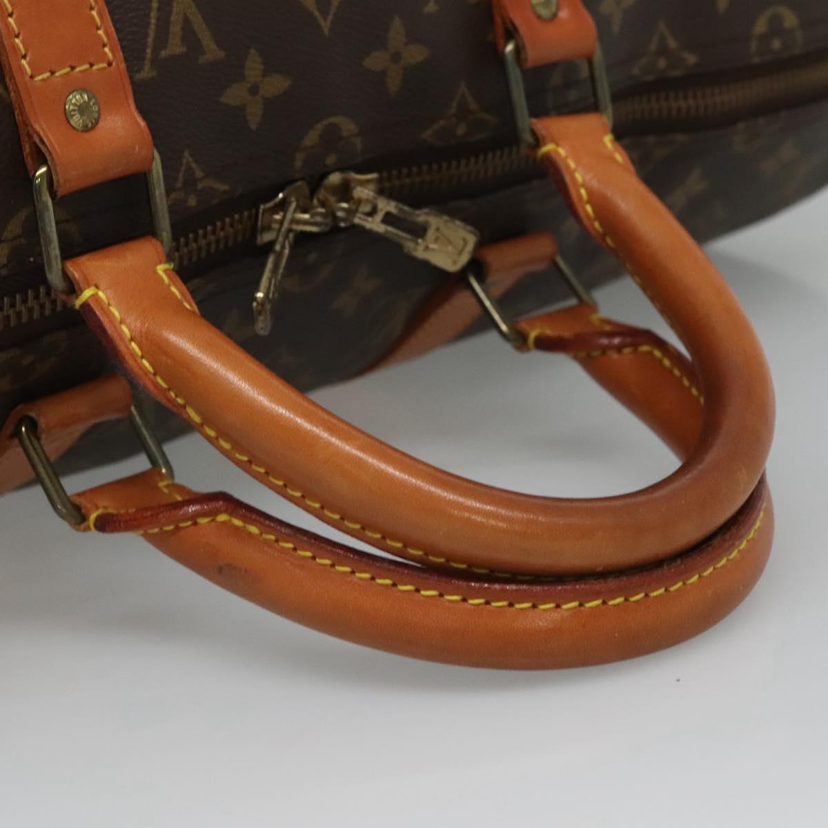 Louis Vuitton Keepall 50, Brown, Canvas, travel