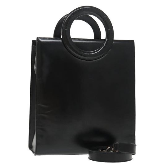 Céline Pinched, Black, Leather, handbag