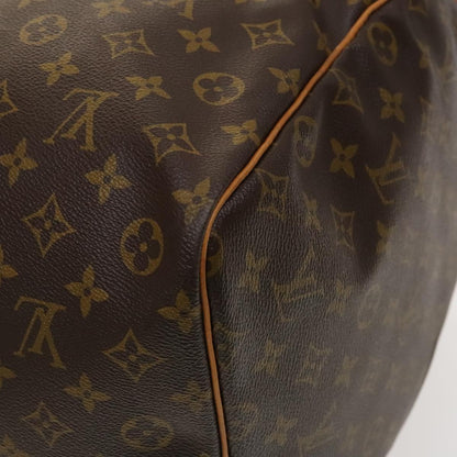 Louis Vuitton Keepall 60, Black, Canvas, travel