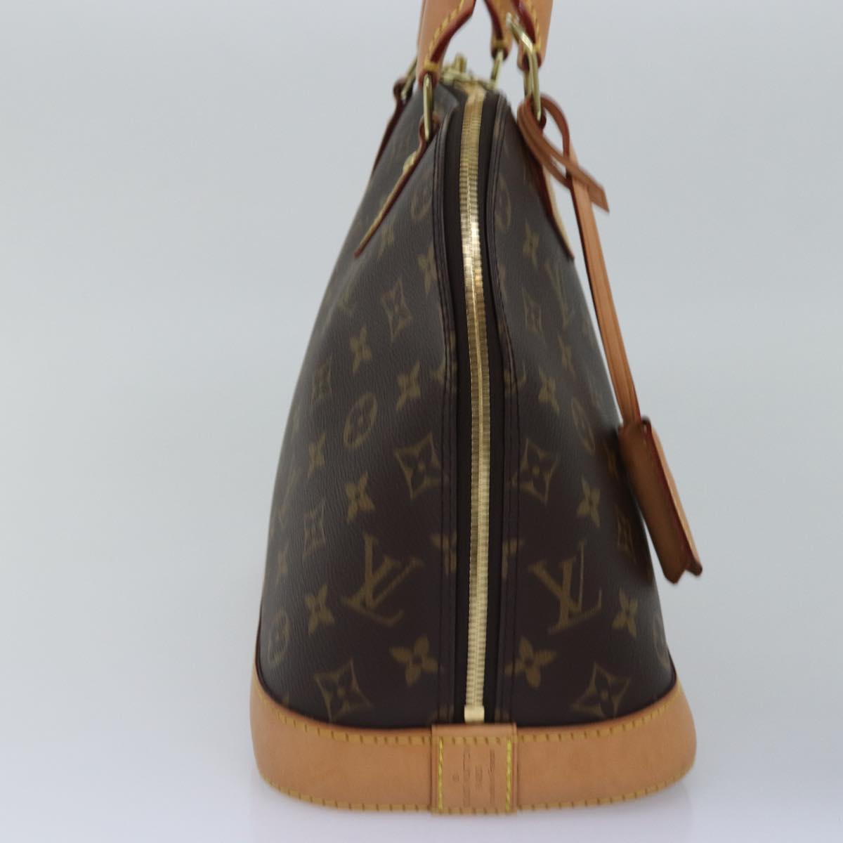 Louis Vuitton Alma, Brown, Canvas, handbag