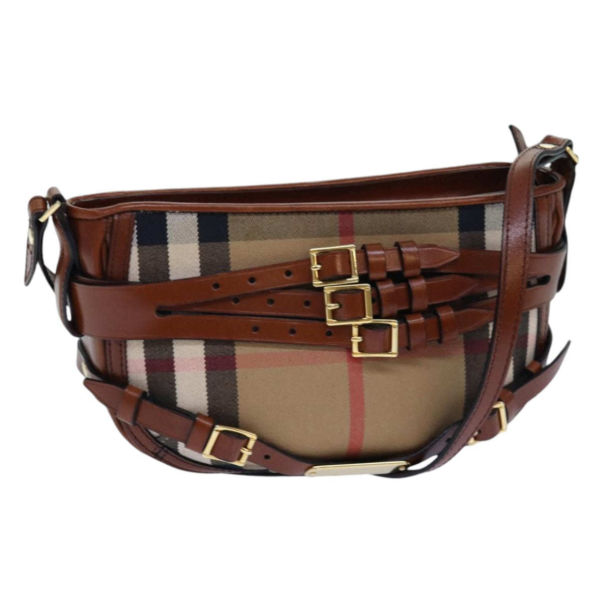 Burberry Nova Check, Beige, Canvas, shoulder