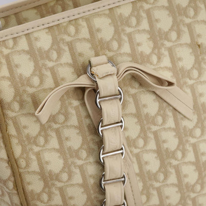 Dior Romantique, Beige, Canvas, shoulder