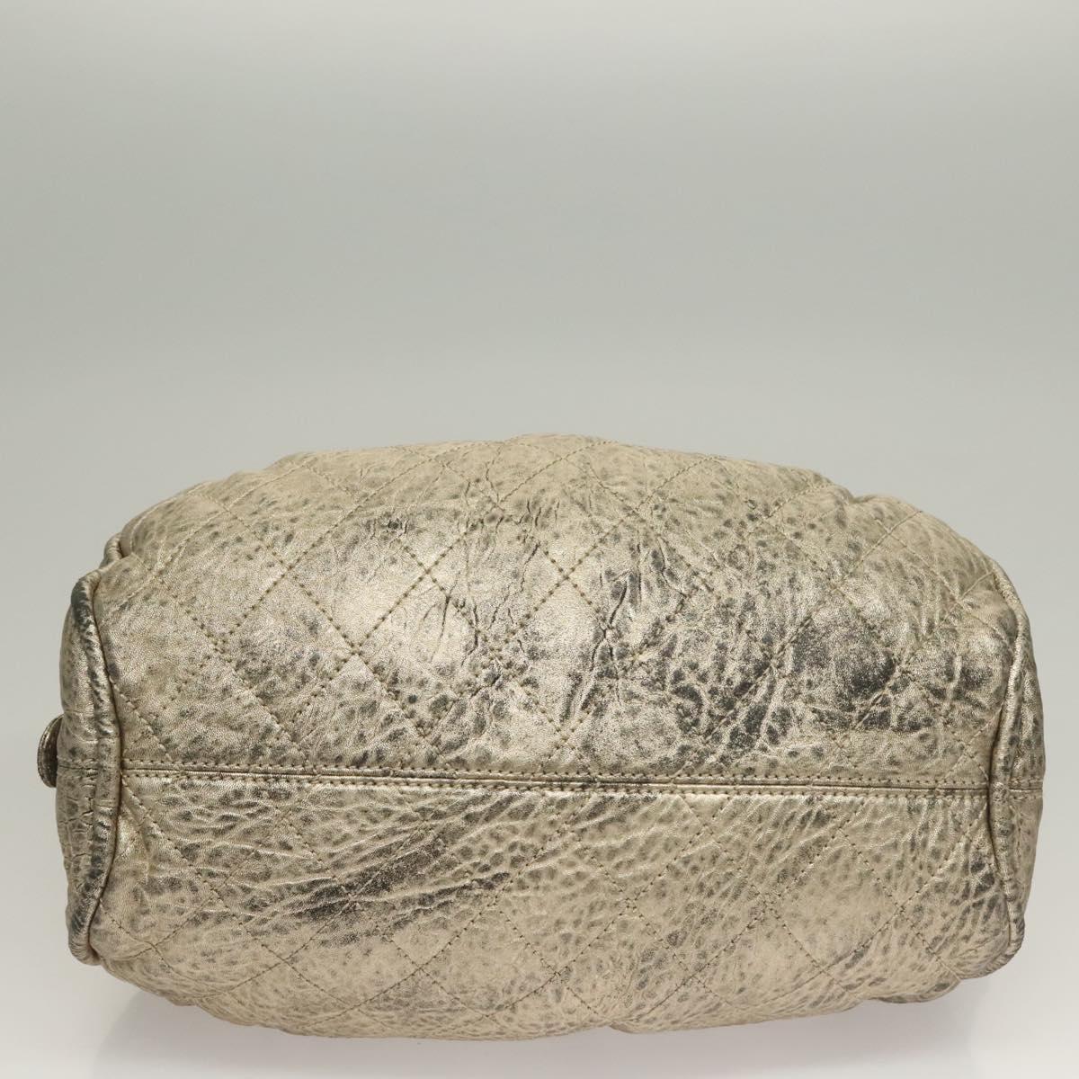 Chanel Wild stitch, Silver, Leather, handbag