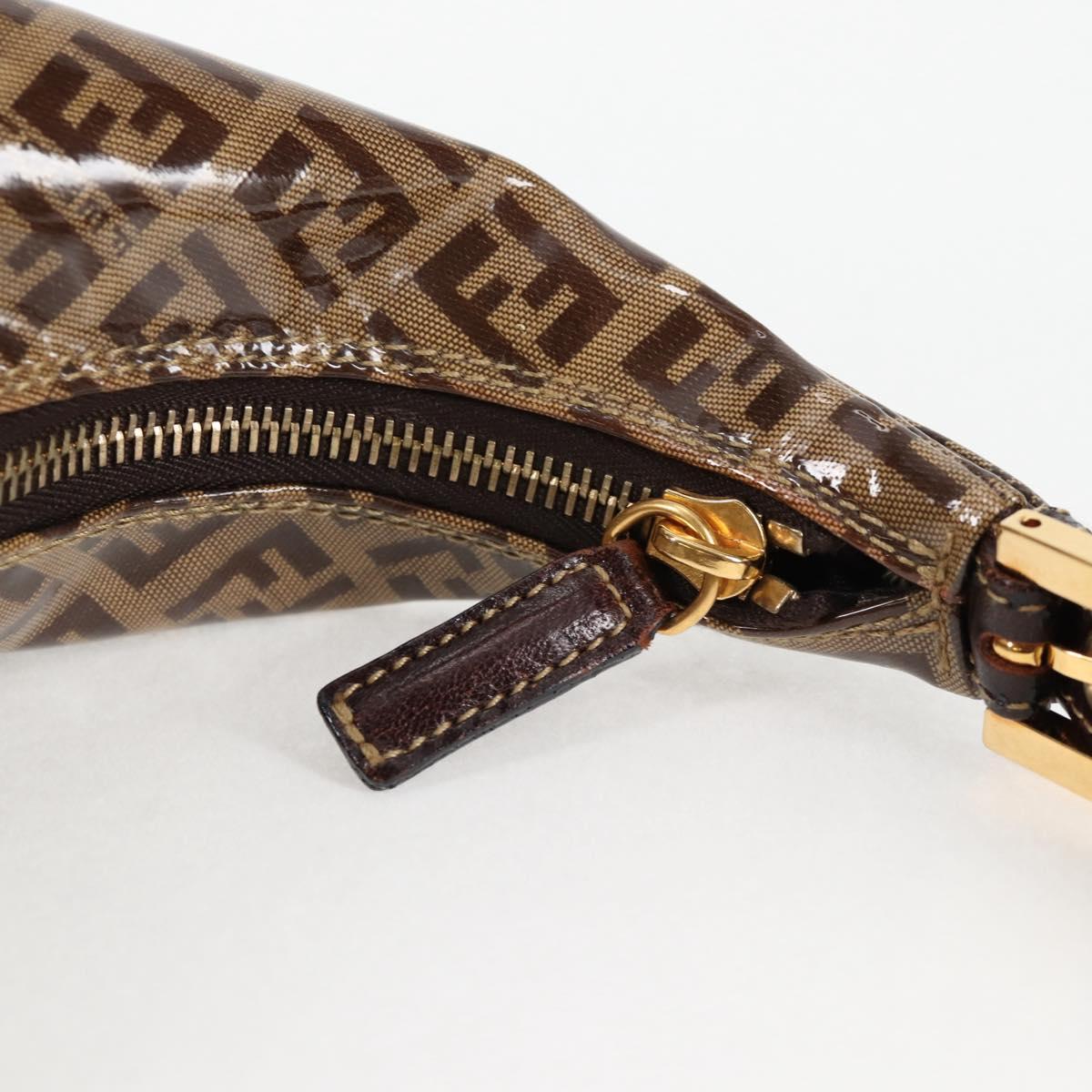 Fendi Zucchino, Brown, Canvas, handbag