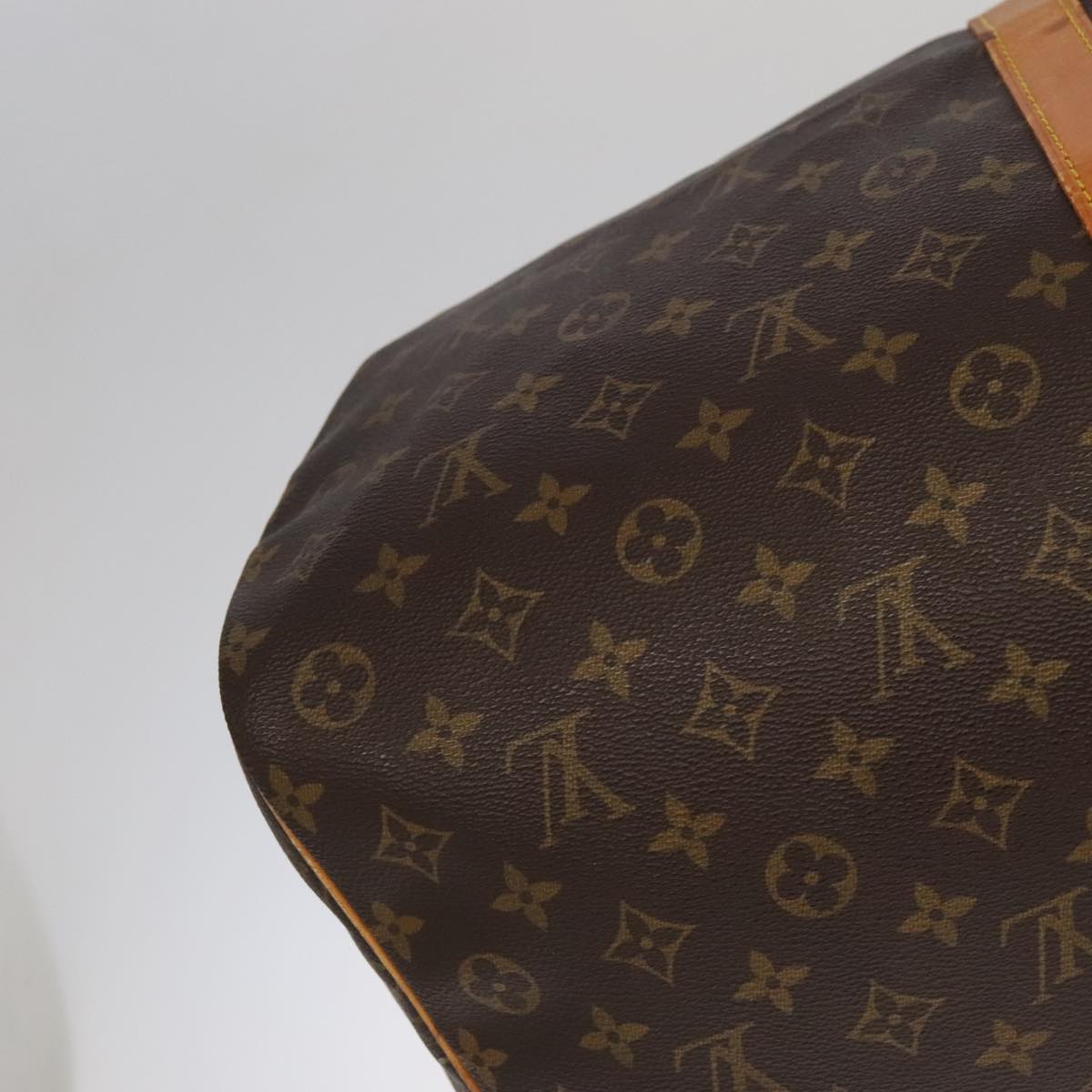 Louis Vuitton Keepall 60, Brown, Canvas, travel