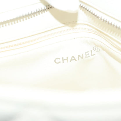 Chanel Medaillon, White, Leather, tote