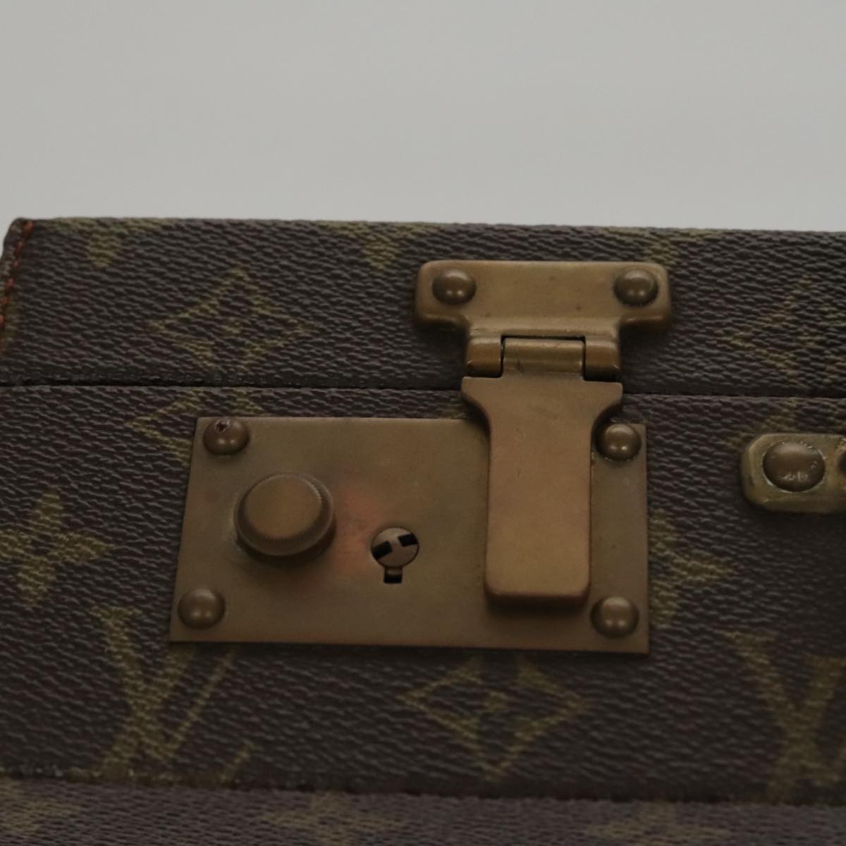 Louis Vuitton President, Brown, Canvas, briefcase