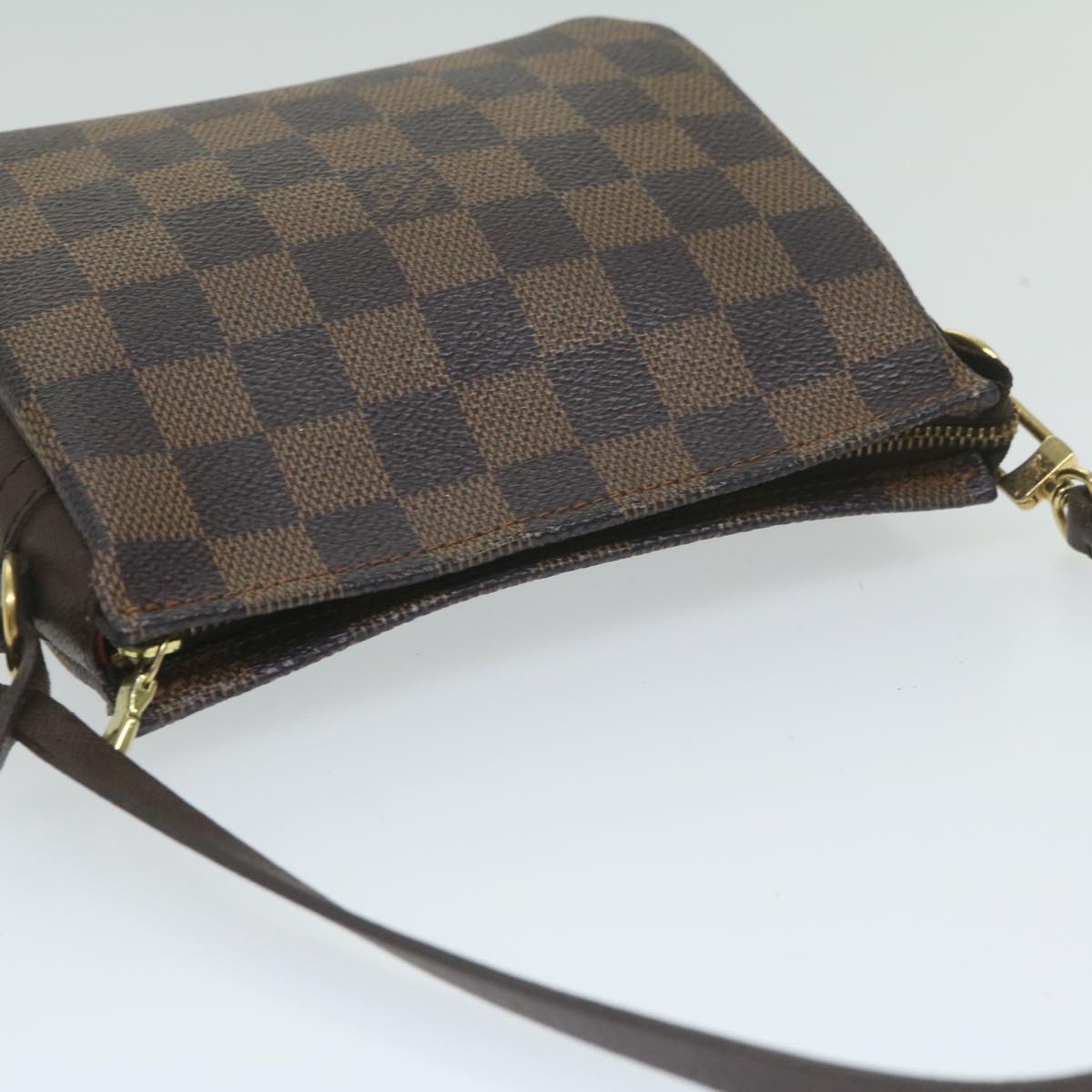 Louis Vuitton Cosmetic pouch, Brown, Canvas, clutch