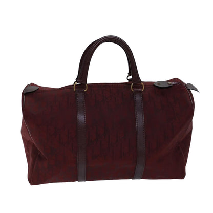 Dior Trotter, Burgundy, Canvas, travel
