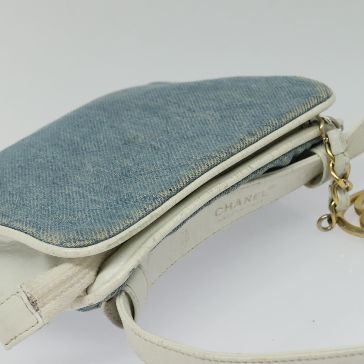 Chanel, Blue, Denim - Jeans, shoulder