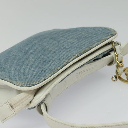 Chanel, Blue, Denim - Jeans, shoulder