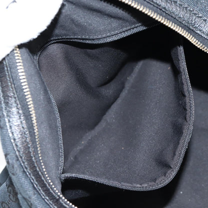 Gucci GG canvas, Black, Canvas, shoulder