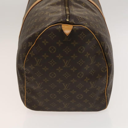 Louis Vuitton Keepall 60, Brown, Canvas, travel