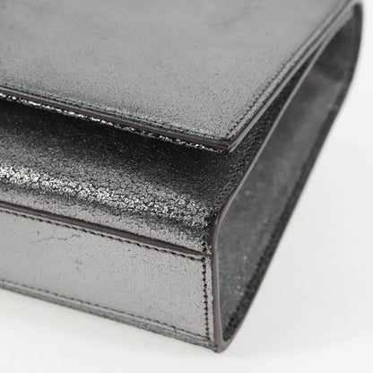 Saint Laurent Kate, Silver, Leather, shoulder