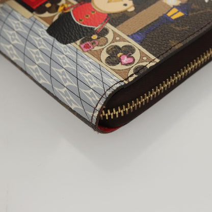 Louis Vuitton Portefeuille zippy, Brown, Canvas, wallet