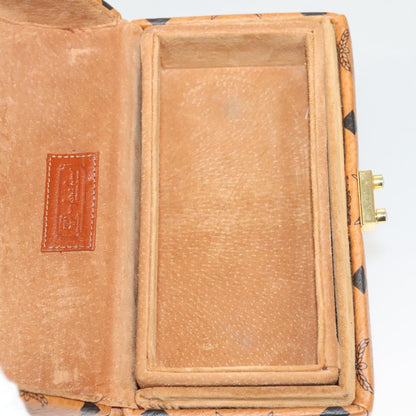 MCM Visetos, Brown, Canvas, handbag