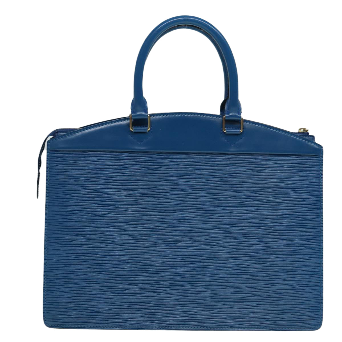 Louis Vuitton Riviera, Blue, Leather, handbag