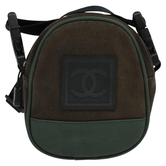 Chanel Sport line, Brown, Canvas, shoulder