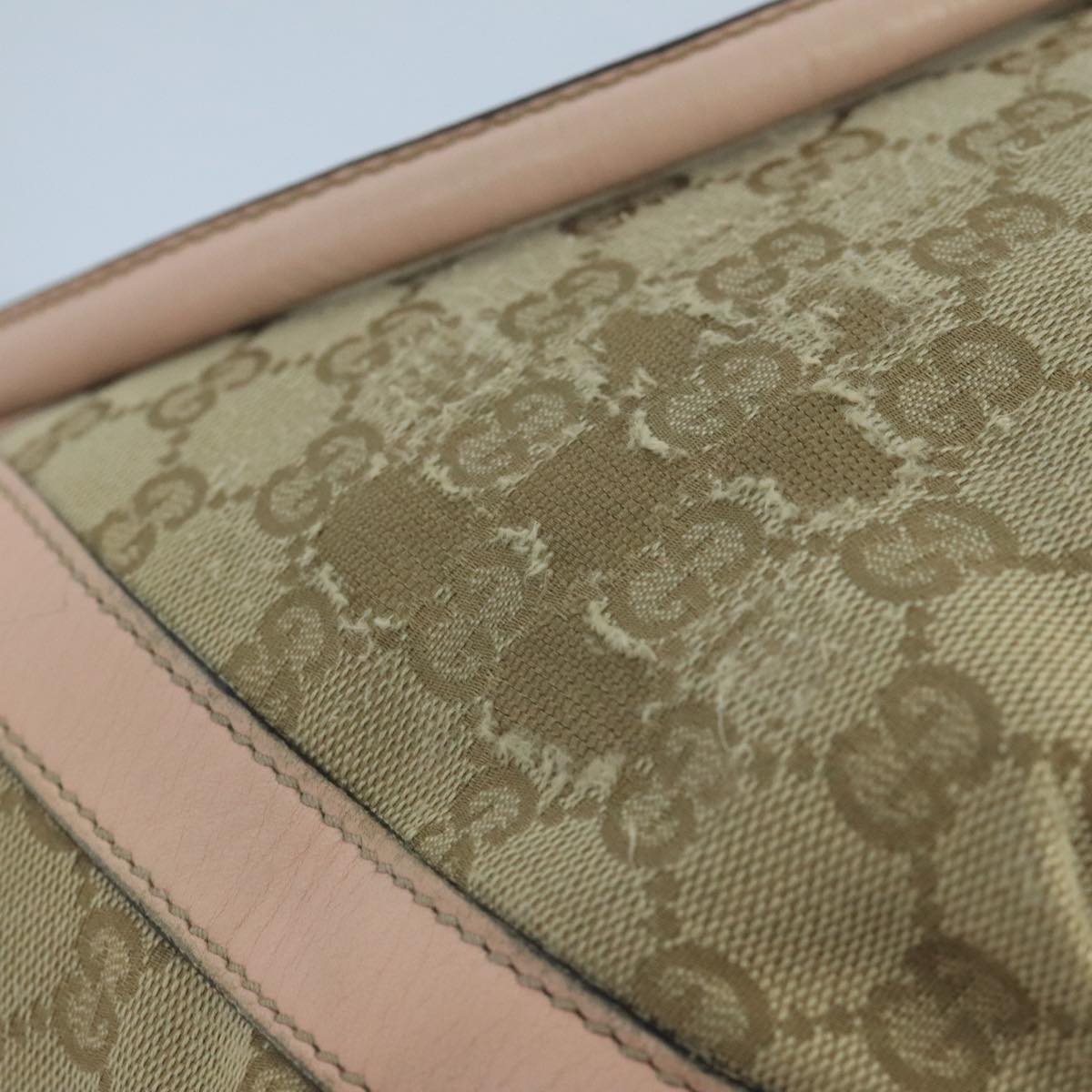Gucci GG canvas, Beige, Canvas, tote