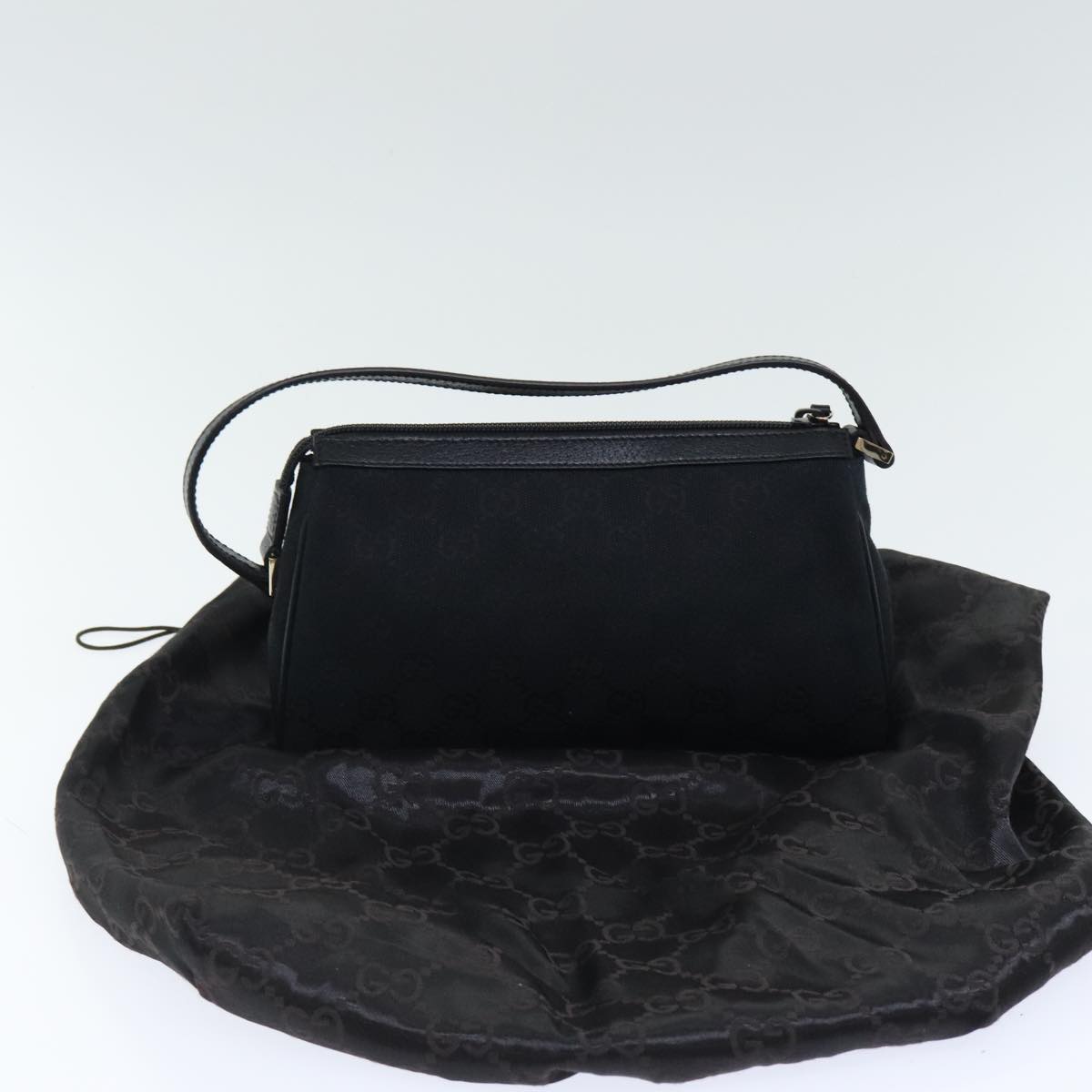 Gucci Abbey, Black, Canvas, clutch