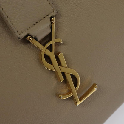 Yves Saint Laurent Downtown, Beige, Leather, handbag
